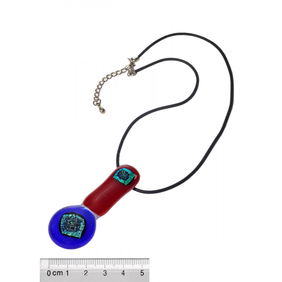 POWER & VISION, Halskette mit Naturkautschukband EC400PVHK Energy Collection Unikate Handarbeit Ringe Halsketten Armbänder