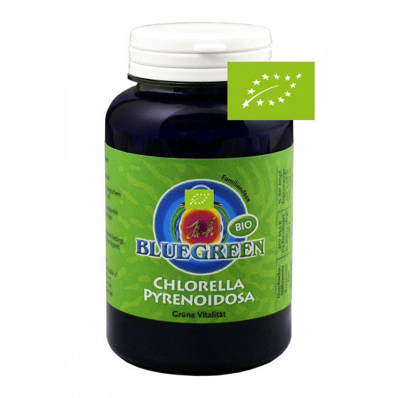 BLUEGREEN BIO-CHLORELLA "Pyrenoidosa" Presslinge 288g, ca. 1150 Stück, Familiendose
