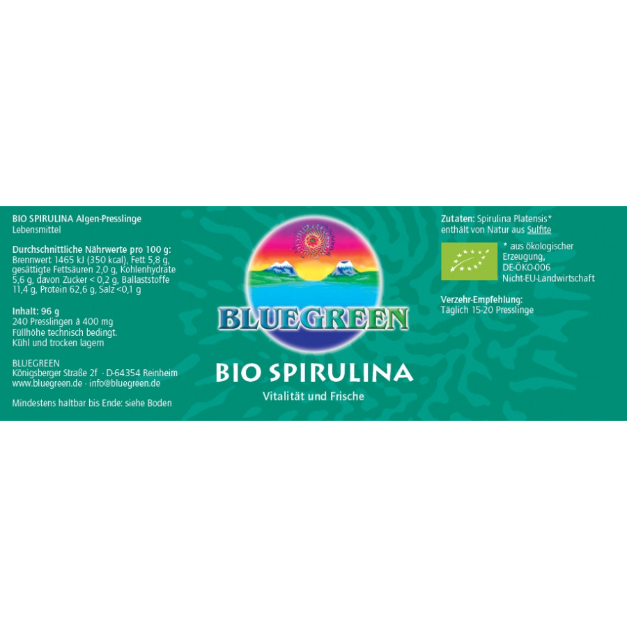 Bio Spirulina Tabletten Kapseln oder als Pulver günstig online kaufen