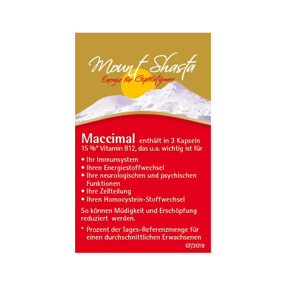 MOUNT SHASTA MACCIMAL 13,5 g, ca. 30 Kapseln