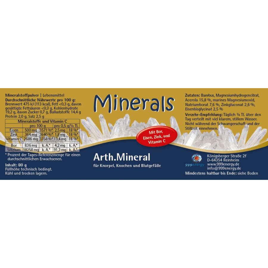 Arth.Mineral, 80g Pulver