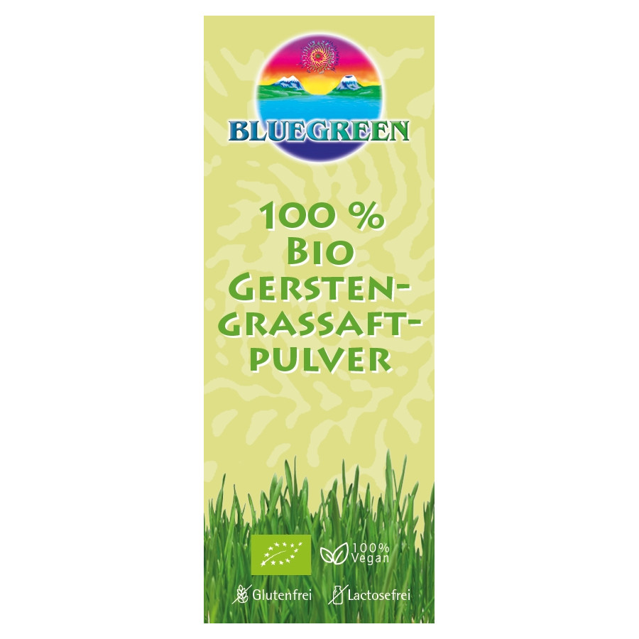 BLUEGREEN BIO GERSTENGRASSAFT-PULVER  100 g Inhalt