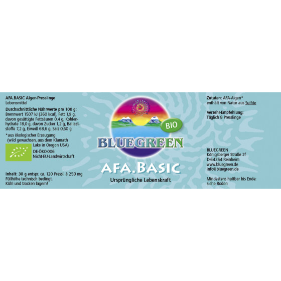AFA Algen beste BIO Rohkost Qualität günstig im 999energy Shop kaufen