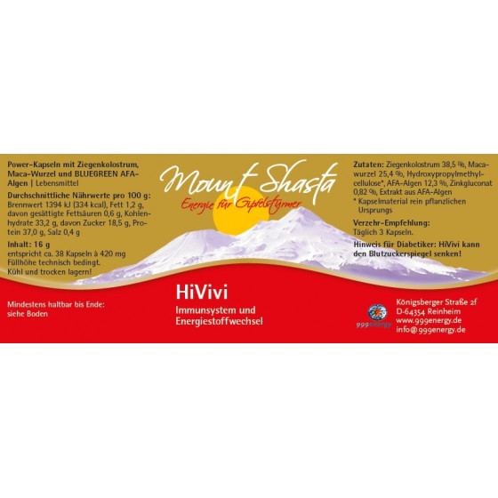 Mount Shasta-Immun-Power-Paket