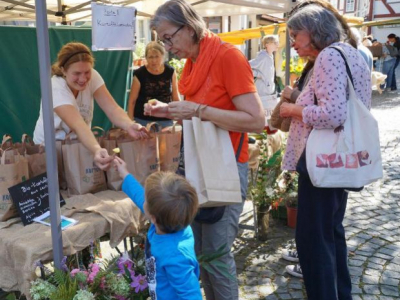 Wir sind dabei auf dem Öko- und Regionalmarkt in Herborn